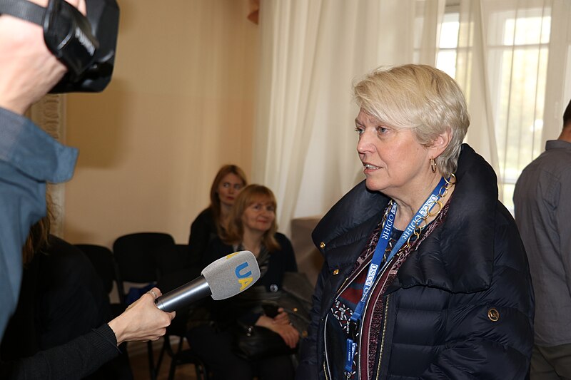 File:Head of OSCE PA Delegation Doris Barnett, Kyiv 21 April 2019 - 32732680687.jpg