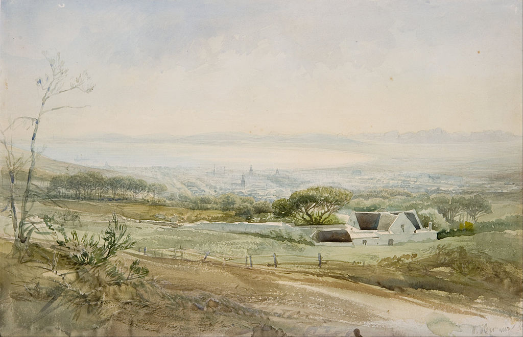 Heinrich Hermann - Cape Town from the Top of Kloof Street