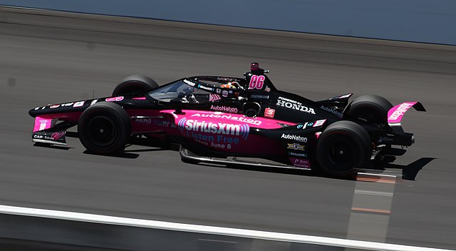 The No. 06 Meyer Shank Racing Dallara DW12-Honda of Hélio Castroneves at the 2021 Indianapolis 500