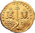 Thumbnail for File:Histamenon of Basil II and Constantine VIII (reverse).jpg