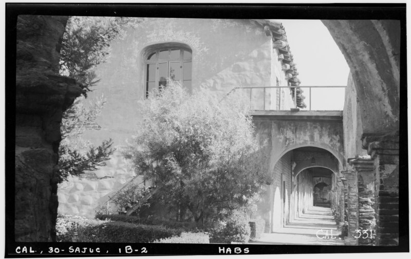 File:Historic American Buildings Survey Photographed by Henry F. Withey June 1936 NORTH FACADE OF SERRA'S CHURCH - Mission San Juan Capistrano, Serra's Church, Olive Street, between HABS CAL,30-SAJUC,1B-2.tif