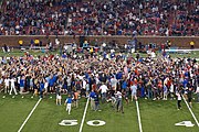 Rushing the field