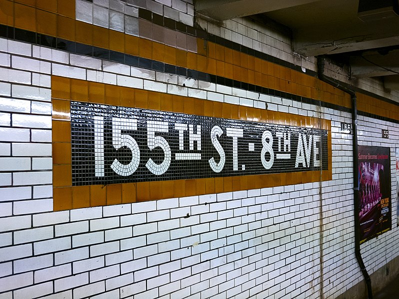 File:IND Concourse 155th Street Mosaic.jpg