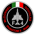 آرم سینه خلبان هواپیمای مک‌دانل داگلاس اف-۴ فانتوم ۲ نیروی هوایی ارتش