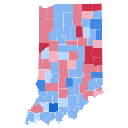 Indiana Presidential Election Results 1884.svg