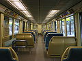 Interior d'un tren (primièra renovacion).