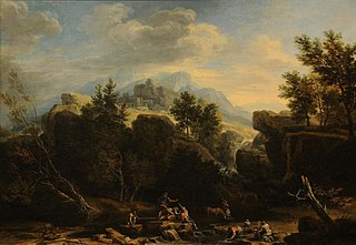 Italianate Landscape with Figures