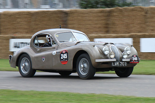 The Montlhéry Jaguar XK120 FHC, seen in 2008