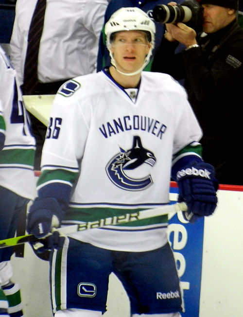 Hansen during the 2011–12 season