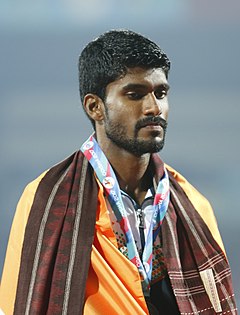 Jinson Johnson Of India(Bronze Medalist, Men 800m) (cropped).jpg