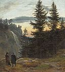 Johan Christian Dahl - Utsikt med Foss (1823).jpg