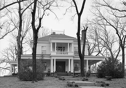 "Sunset", the Bankhead house in Jasper, Alabama, where Tallulah and her sister grew up
