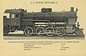 Güterzuglokomotive für die Anatolische Eisenbahn (Kleinasien)