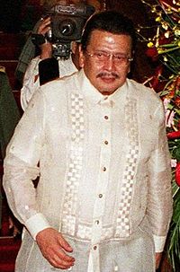 Joseph Estrada, thirteenth President of the Philippines