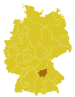 Bispedømmets plassering innen Tyskland