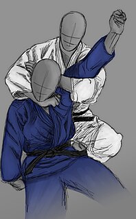 Kata ha jime Judo chokehold