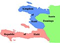 Image 17The Kingdom of Haiti in the North and the Republic of Haiti in the South (from History of Haiti)