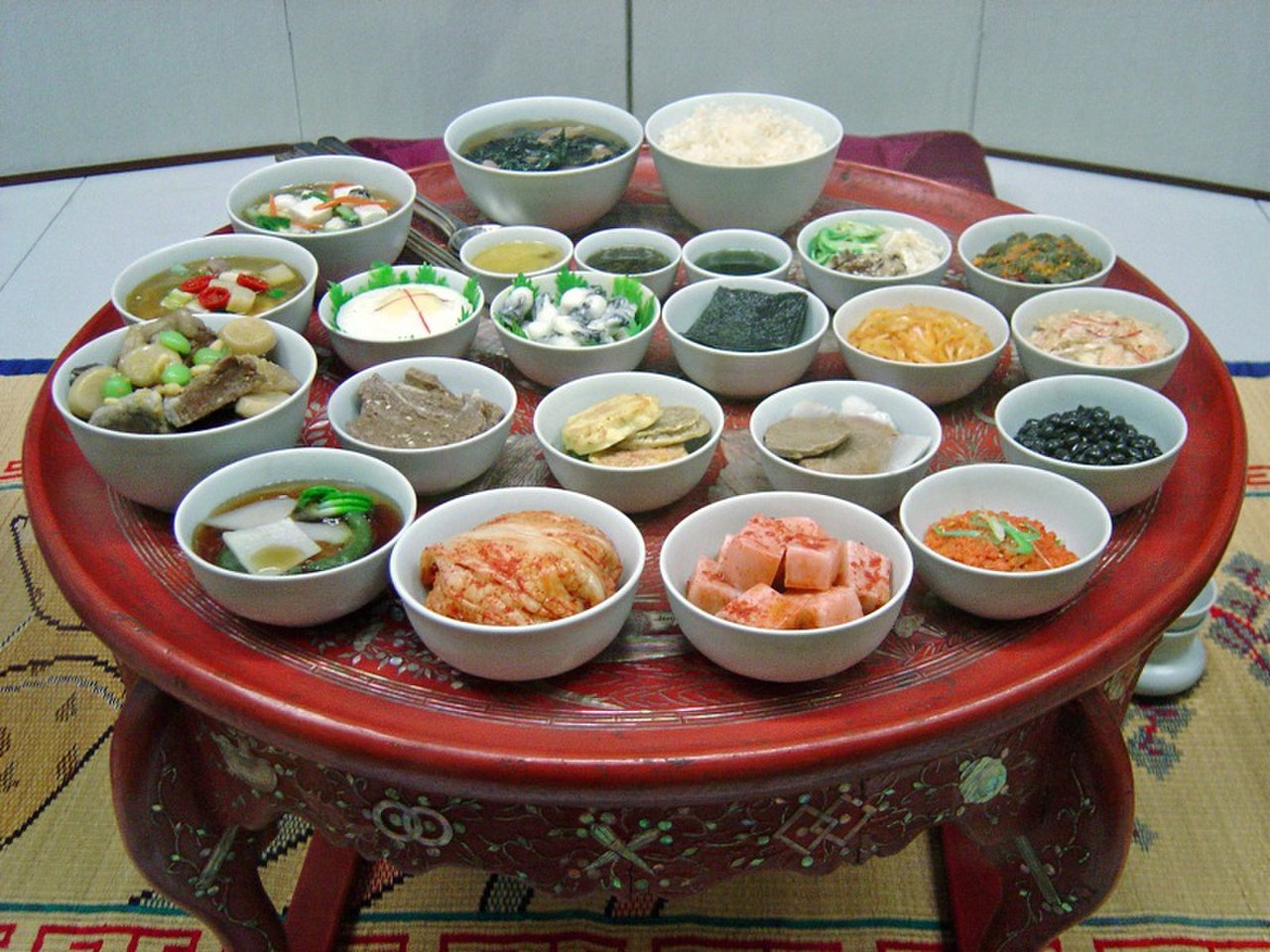 Сервировка стола в Корее