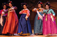 Korean women wearing hanbok and gache.jpg
