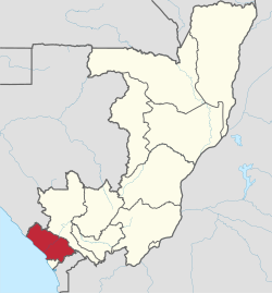 Lokasi di Republik Kongo