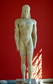 Kouros de Volomandra, vers -550.