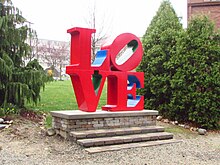 LOVE Sculpture Arts Park in New Castle, Indiana LOVE New Castle.jpg