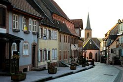 L'église dans le village