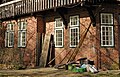 Wiedereingebaute Fenster an der Südecke