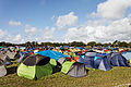 Crozon : le Festival du Bout du Monde 2012, le camping 1