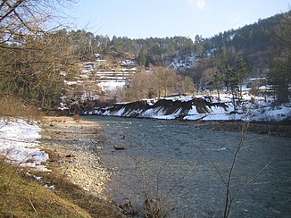 The river at Le Collet-de-Dèze