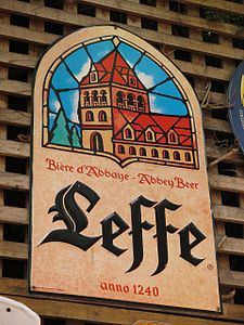 Leffe Bier, historisches Plakat.JPG