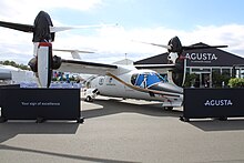 AW609 on display in 2022 Leonardo AW609 (10-20-2022).jpg