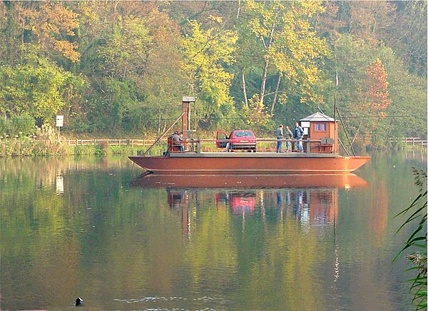 Ferry designed by Leonardo da Vinci