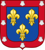 Description de l'image Lesser Arms of Bourbon-Parma. Variante.svg.