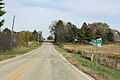 Looking east at the sign for w:Lime Ridge, Wisconsin along County K. Template:Commonist