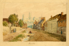 Lincoln High Street around 1820 Lincoln High Street c.1820.png