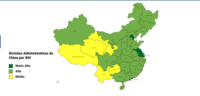 Miniatura para Lista de Divisões Administrativas da China por IDH