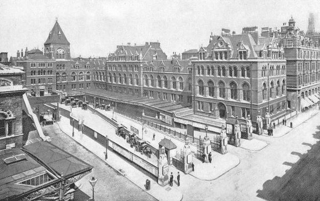 Liverpool Street station, west elevation (1896)