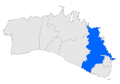 Localisation de Port-Mahon dans l'île de Minorque.
