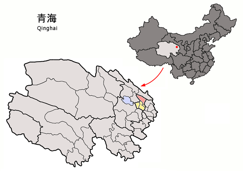 File:Location of Datong within Qinghai (China).png