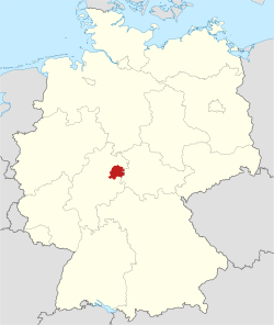 Locator map HEF in Germany.svg