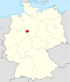 Tyskland, beliggenhed af Hameln-Pyrmont markeret