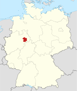 Circondario di Paderborn – Localizzazione