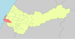 District de Longjing - Carte