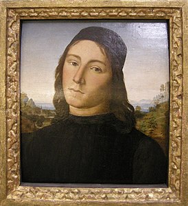 Portrait de jeune homme par Lorenzo di Credi.