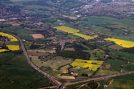 Junction of the M1 and M25 near Hemel Hempstead