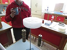 An experiment performed during an MCS Physics class. MCS Physics Class.JPG