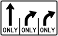 R3-H8cf Lane Use Control Sign (T-R-R)