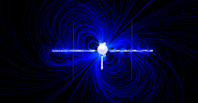 File:Magnetic Field of the Europa Clipper Spacecraft.gif