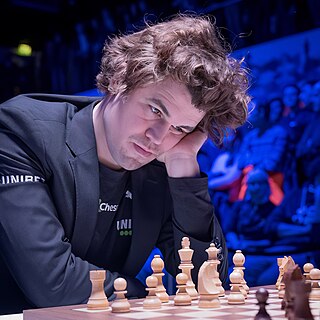 <span class="mw-page-title-main">Magnus Carlsen</span> Norwegian chess grandmaster (born 1990)